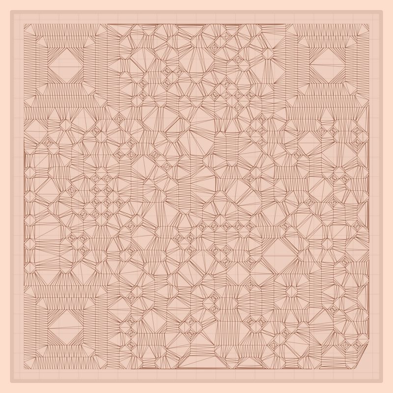 Toby Skinner Generative Art QR Flakes #1